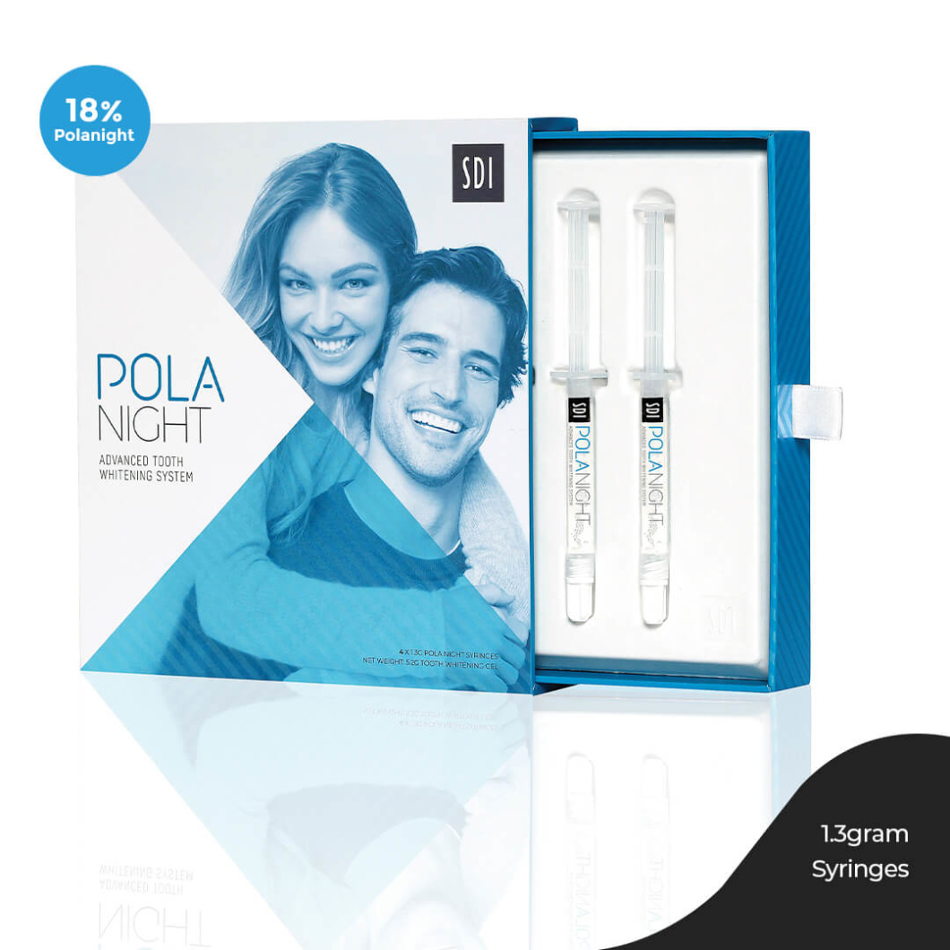 Polanight 18 Carbamide Peroxide Teeth Whitening Gel 1.3gram Syringes The House of Mouth™