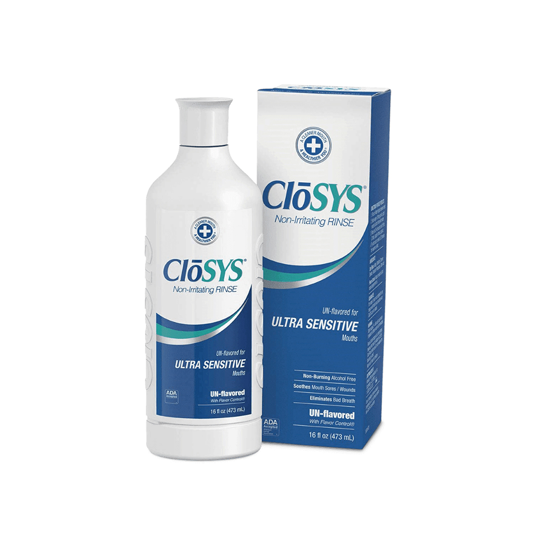 cloSYS Ultra Sensitive Oral Rinse with Flavour Control Dropper 473ml ...