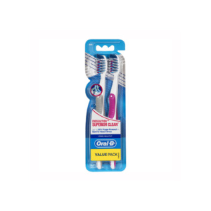 1oral B Cross Action Superior Clean 40 Medium Toothbrush 2pks Thehouseofmouth Copy