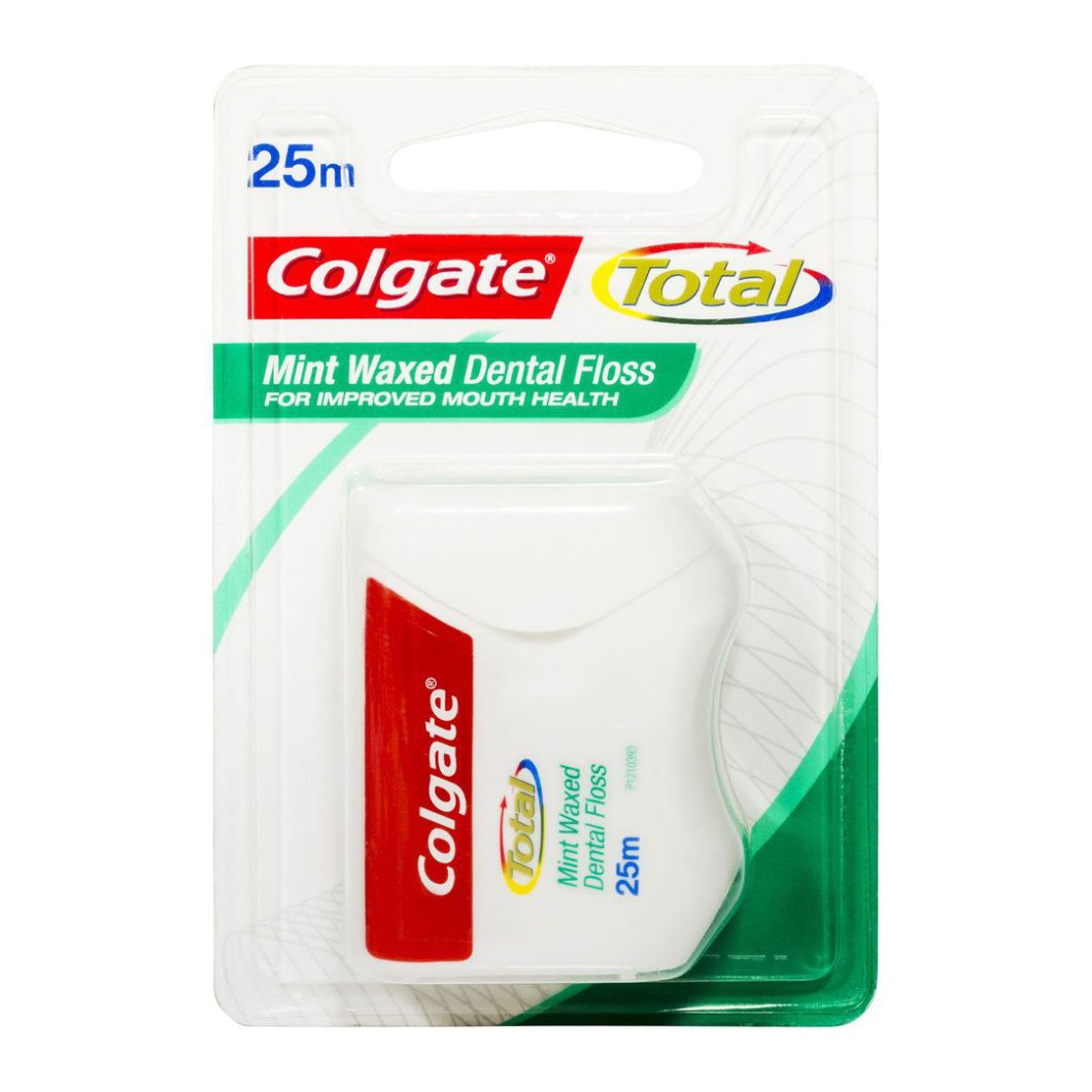 Colgate Total Mint Waxed Dental Floss 25m The House of Mouth™