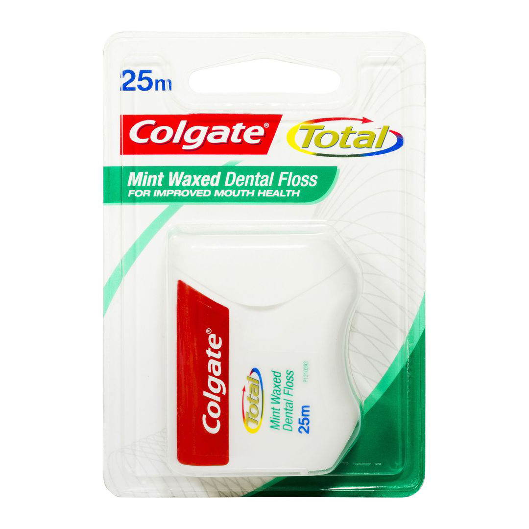 Colgate Total Mint Waxed Dental Floss 25m The House of Mouth™
