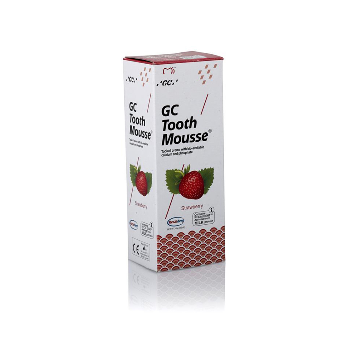 GC Tooth Mousse Strawberry Topical Creme 40g Tubes