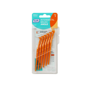 1tepeinterdentalbrushsize1angle Pack Orange Thehouseofmouth