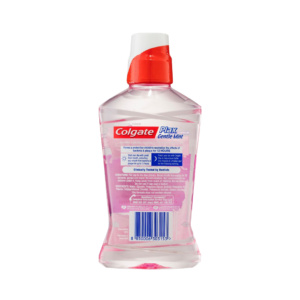 2colgateplaxgentlemintalcoholfreemouthwash500mlback Thehouseofmouth