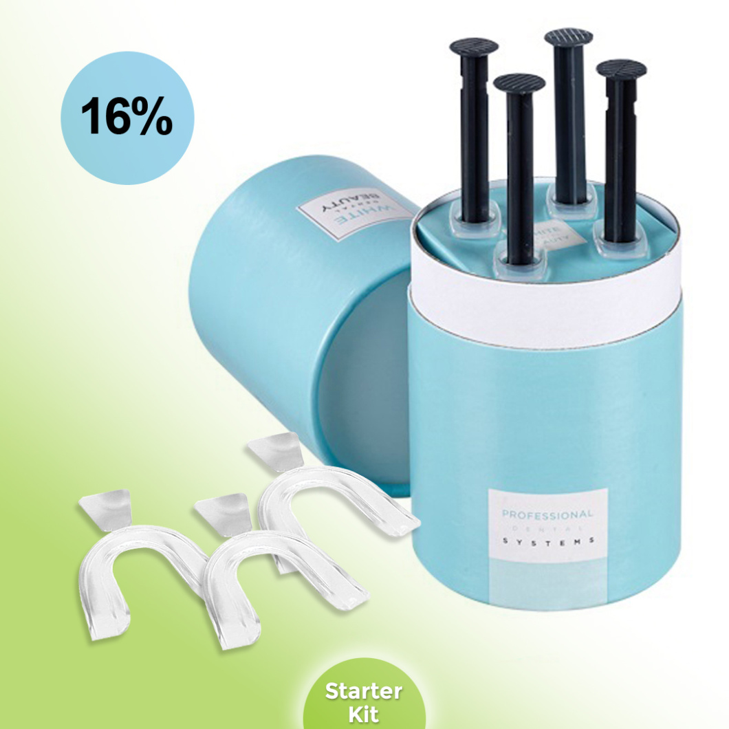 White Dental Beauty 16 Carbamide Peroxide Teeth Whitening Gel 3ml