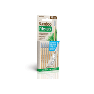 Bamboo Piksters Straight Box Handle Blue 32pk Thehouseofmouth