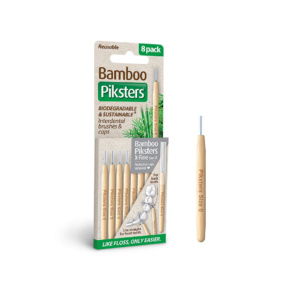 Bamboo Piksters Straight Box Handle Grey Thehouseofmouth