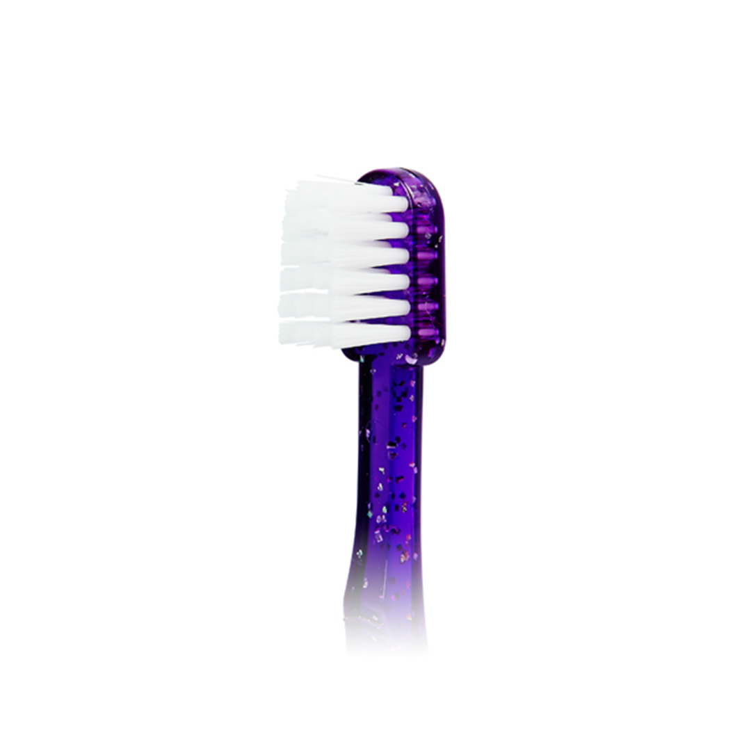 Caredent Junior Sparkle Soft Toothbrush Close Thehouseofmouth