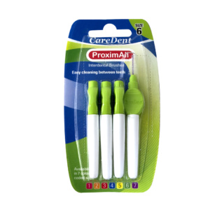 Caredent Proximall Interdental Brushes Size 6 Green Thehouseofmouth