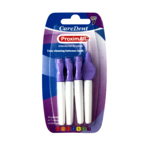 Caredent Proximall Interdental Brushes Size 7 Purple Thehouseofmouth