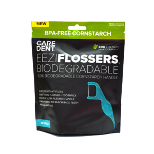 Caredenteeziflossersflosserpicksbiodegradable50pk Thehouseofmouth