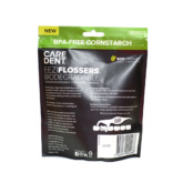 Caredenteeziflossersflosserpicksbiodegradable50pkback Thehouseofmouth