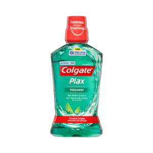 Colgateplaxfreshmint Alcoholfreemouthwash500ml Thehouseofmouth