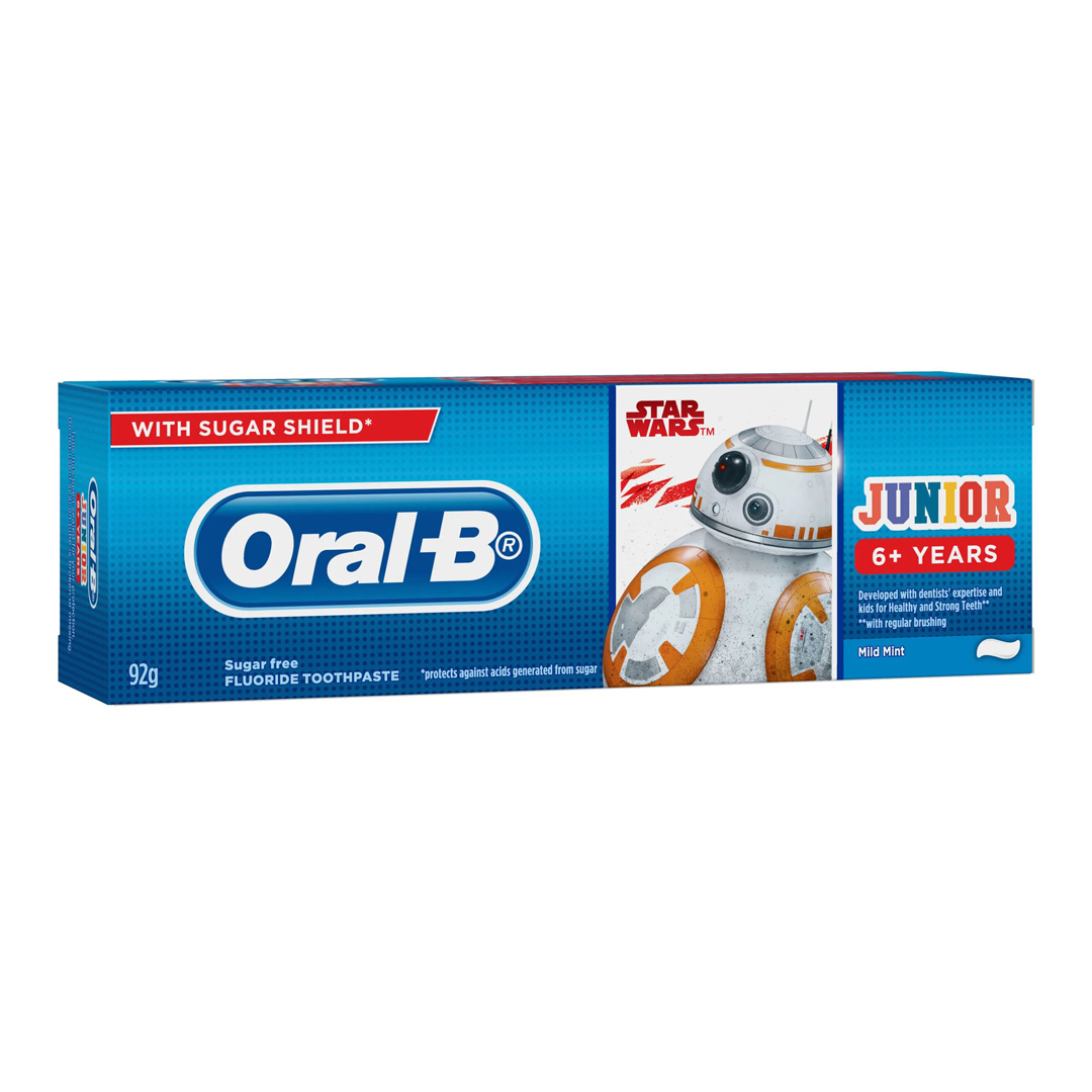 Oral B Junior 6+ Years Frozen Toothpaste 75g Tubes Thehouseofmouth