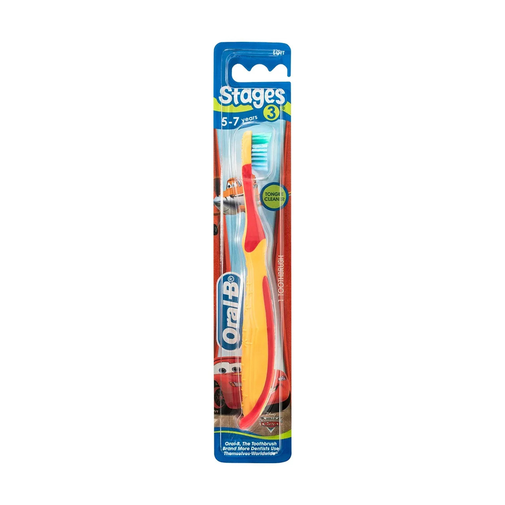 Oral B Stages 3 Toothbrush Cars 5 7 Years Thehouseofmouth Copy