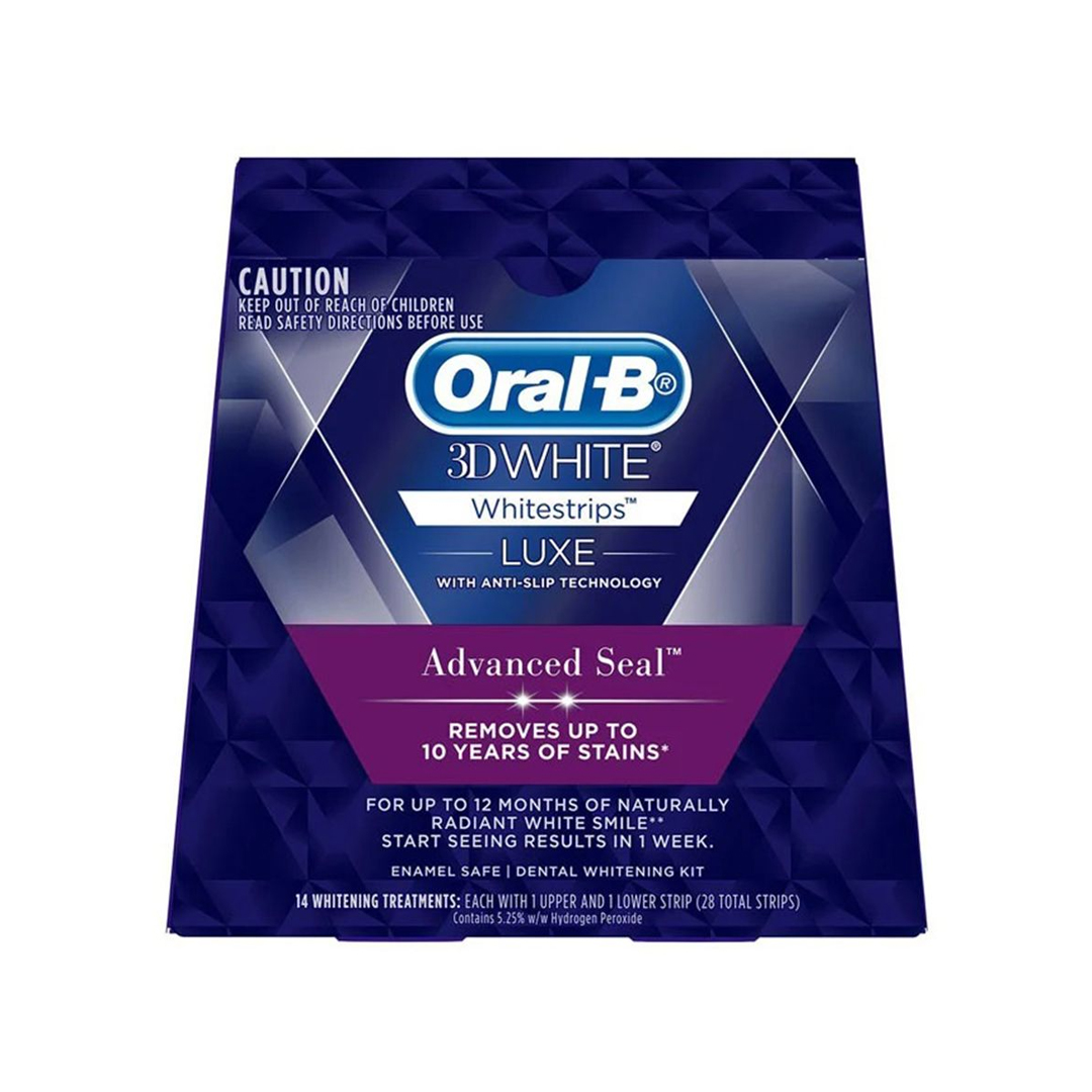 Oralb3dwhiteteethwhiteningstrips14treatments Flat Thehouseofmouth