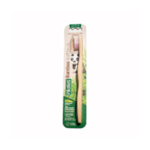 Piksters Bamboo Plant Based Bristles Medium Pink Toothbrush Copy