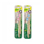 Piksters Kids Bamboo Plant Based Bristles Soft Twin Pack Toothbrush Thehouseofmouth Copy