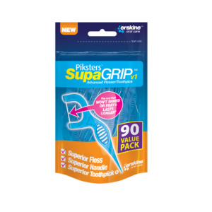 Piksterssupagripsindividualflossertoothpicks90pk Thehouseofmouth