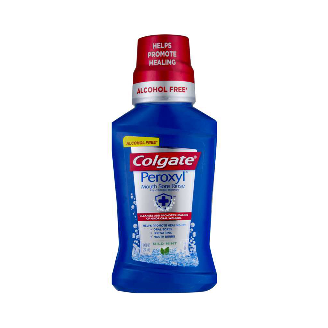 Colgate Peroxyl Oral Cleanser Alcohol Free Rinse 236ml The House of
