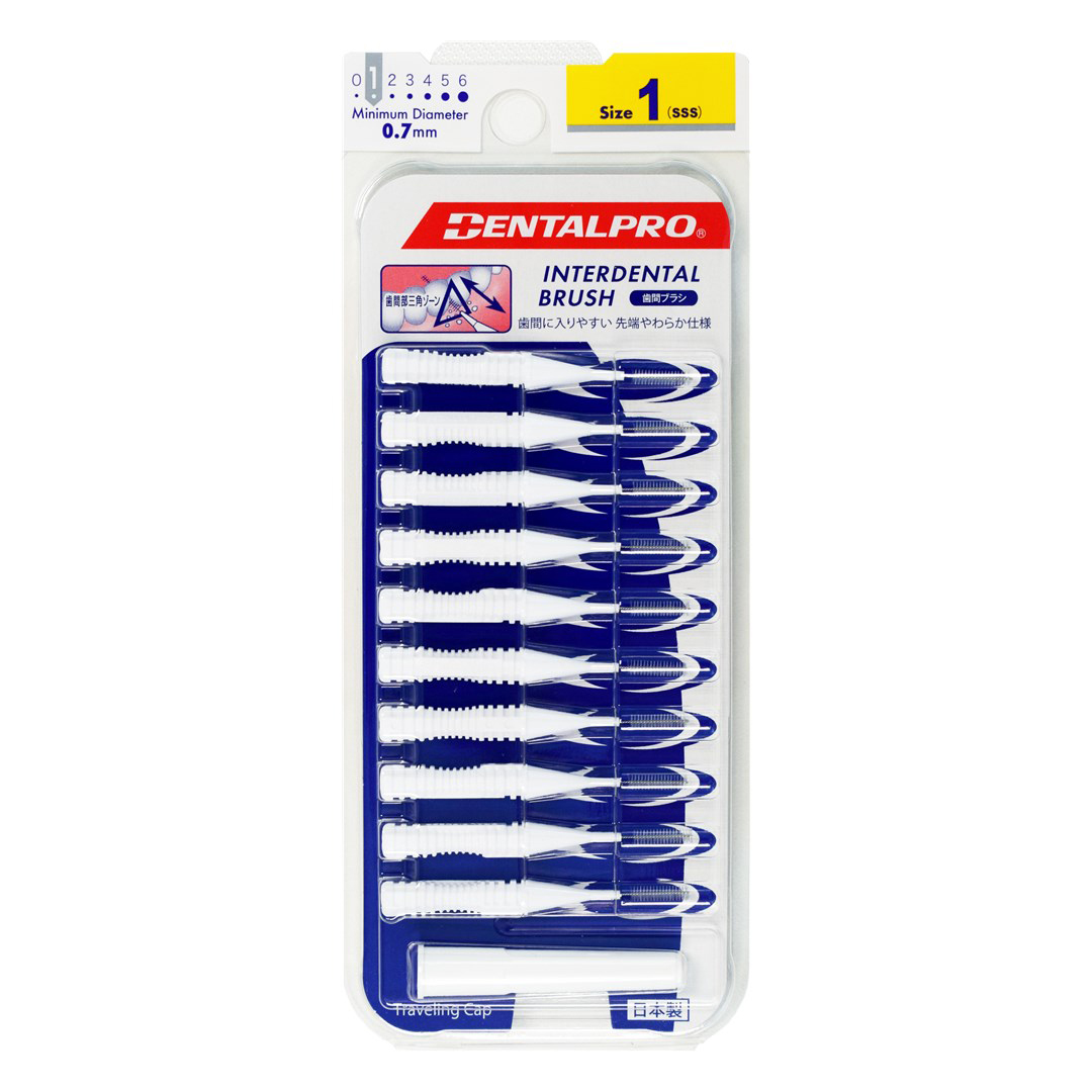 Dental Pro Interdental Brush 10pk Size 1 White The House of Mouth™
