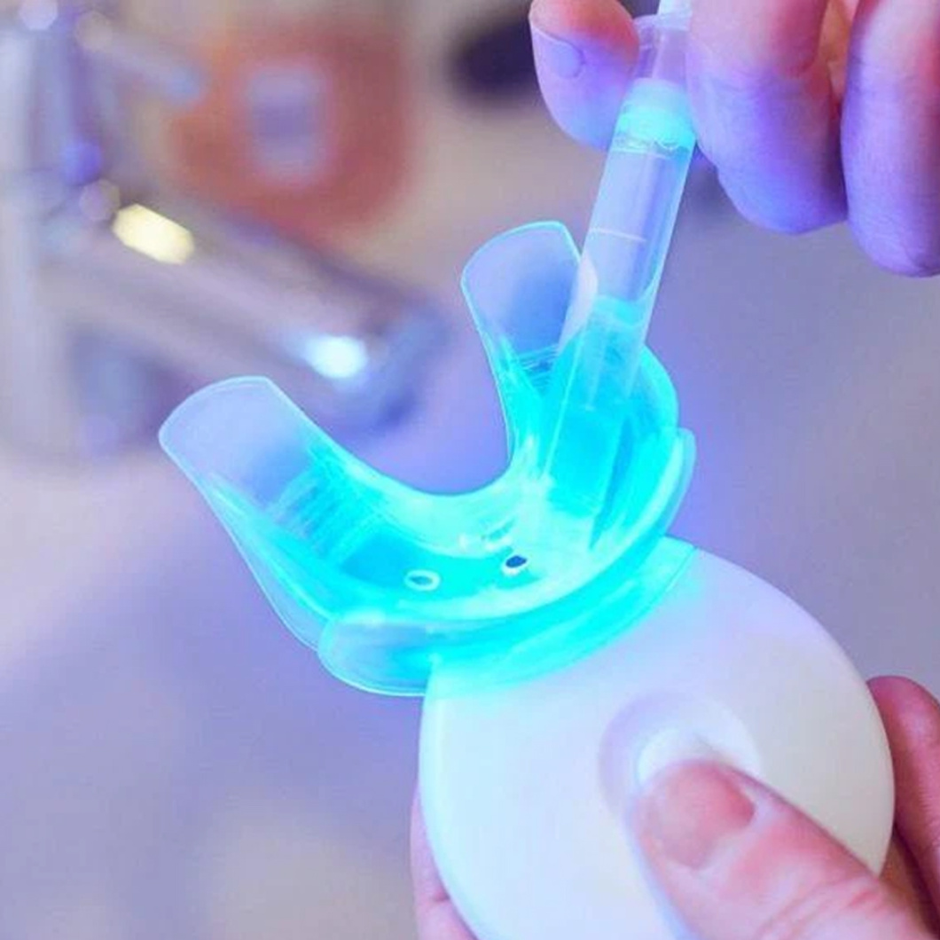 How do blue light and LED teeth whitening work?