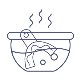 Heating thermoform tray