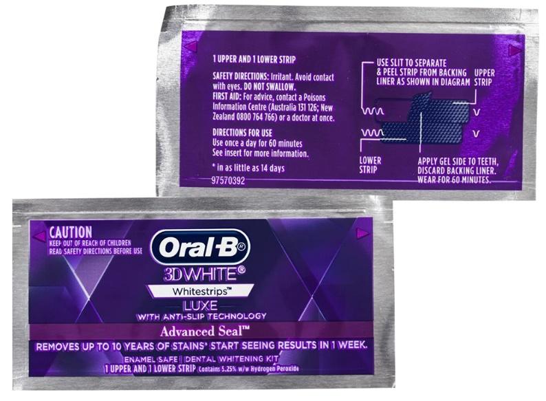Oral B 3d White Advanced Seal Features