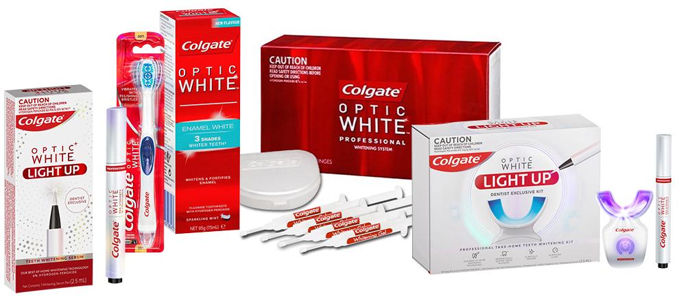 Colgate White Optic Products