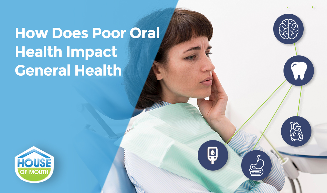 Woman Holding Jaw Thinking About How Does Poor Oral Health Impact General Health