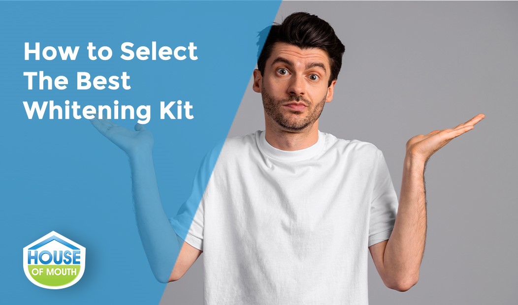 Confused Man Learning How To Select The Best Whitening Kit