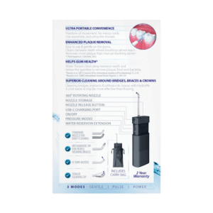 Piksters Hydropik Mini Water Flosser Black 03