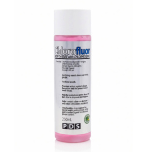 Chlorofluor Mouth Rinse With Chlorhexidine (250ml) | The House Of Mouth