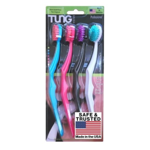 Tung Brush Professional Family Value Pack 4 Tongue Brushes | The House Of Mouth